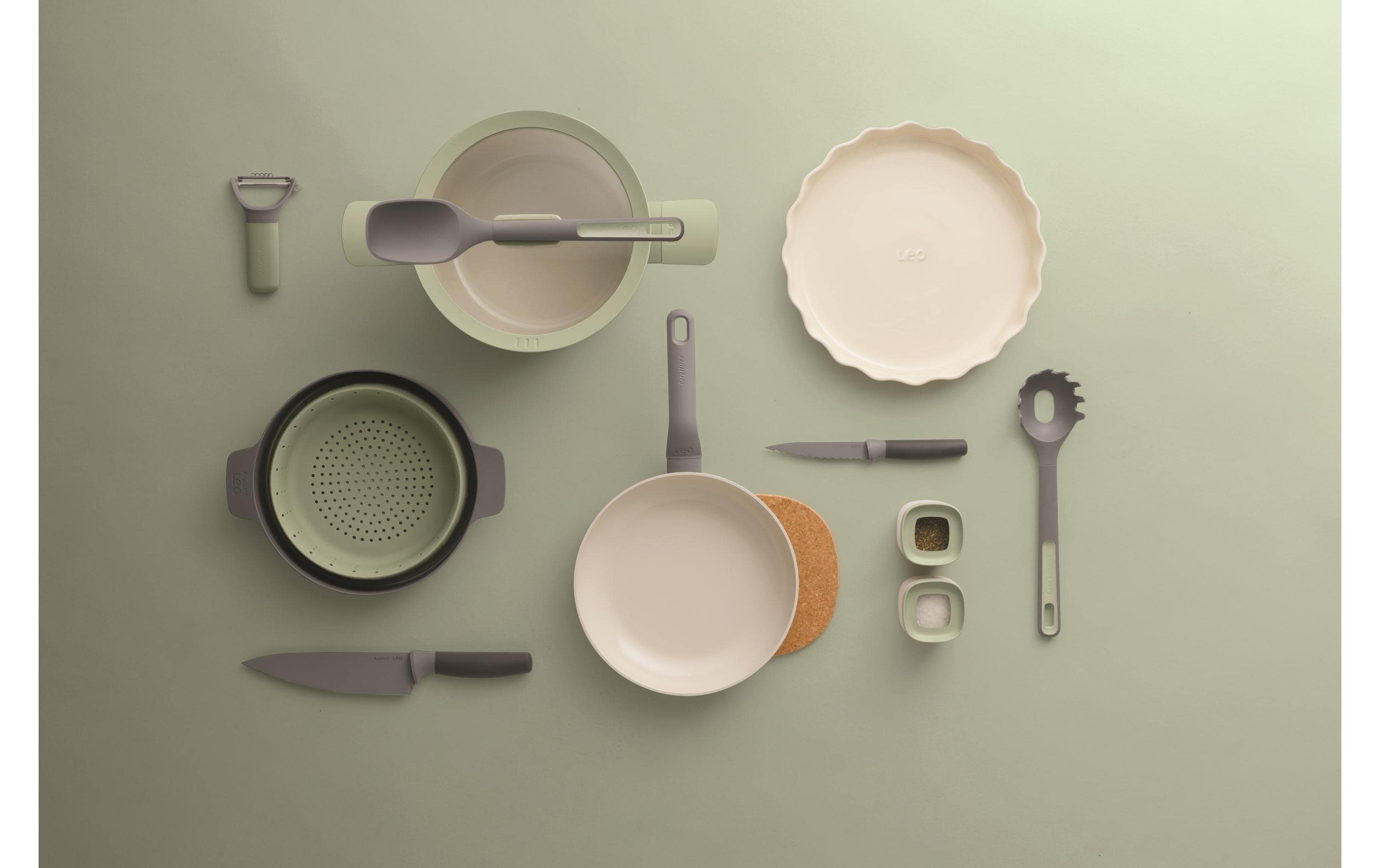 BergHOFF Schmorbratenpfanne Leo Balance Doppelgriffe 26 cm