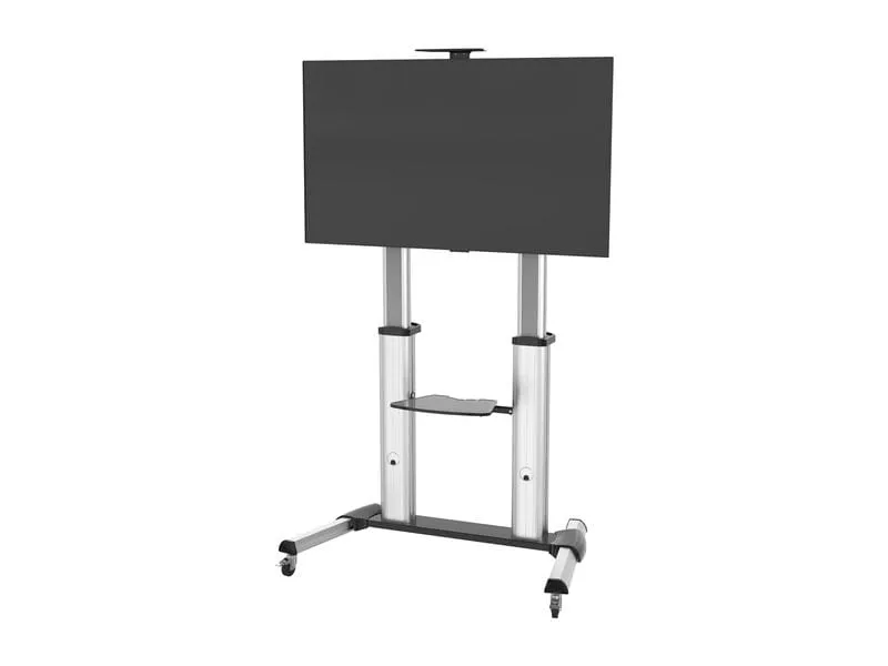 PureMounts TV-Trolley PDS-0011C Schwarz/Silber PureMounts TV-Trolley PDS-0011C Schwarz/Silber