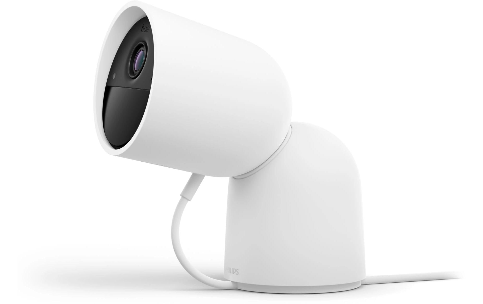 Philips Hue Secure kabelgebundene Kamera mit Standfuss Weiss Philips Hue Secure kabelgebundene Kamera mit Standfuss Weiss