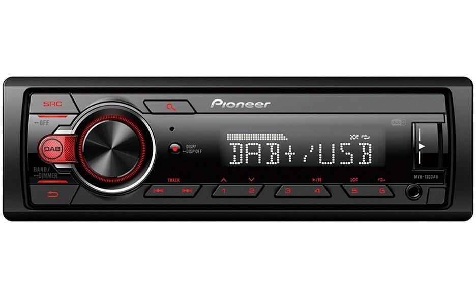 Pioneer Autoradio MVH-130DABAN 1 DIN Pioneer Autoradio MVH-130DABAN 1 DIN