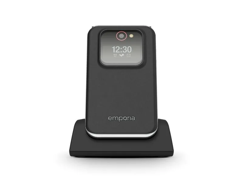 Emporia JOY LTE V228 Klapphandy 4G 2.8 Zoll Schwarz