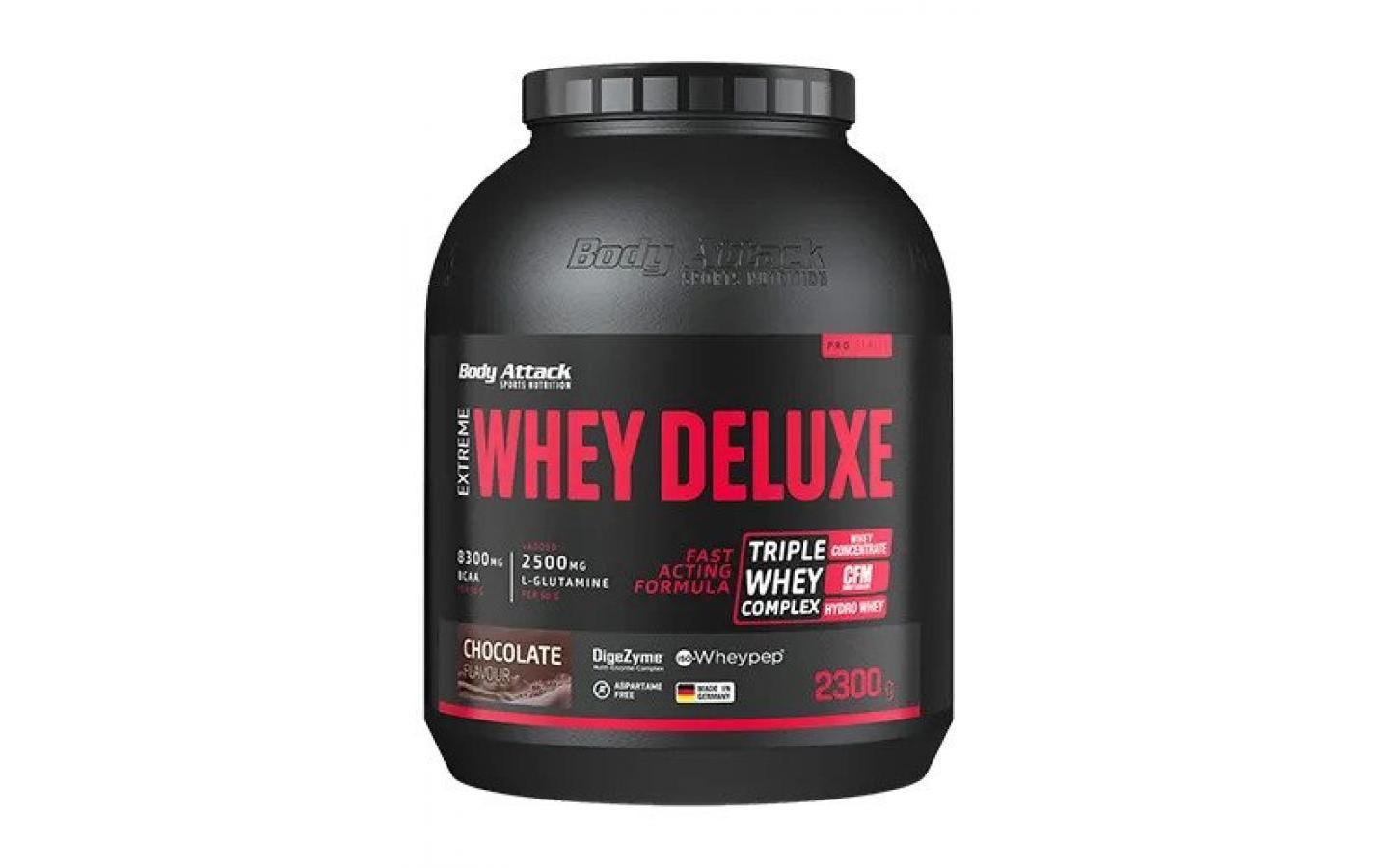 Body Attack Pulver Extreme Whey Deluxe Schokolade 2300 g
