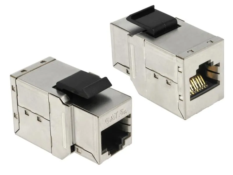 Delock Keystone-Modul RJ-45 - RJ-45, Cat.6A geschirmt