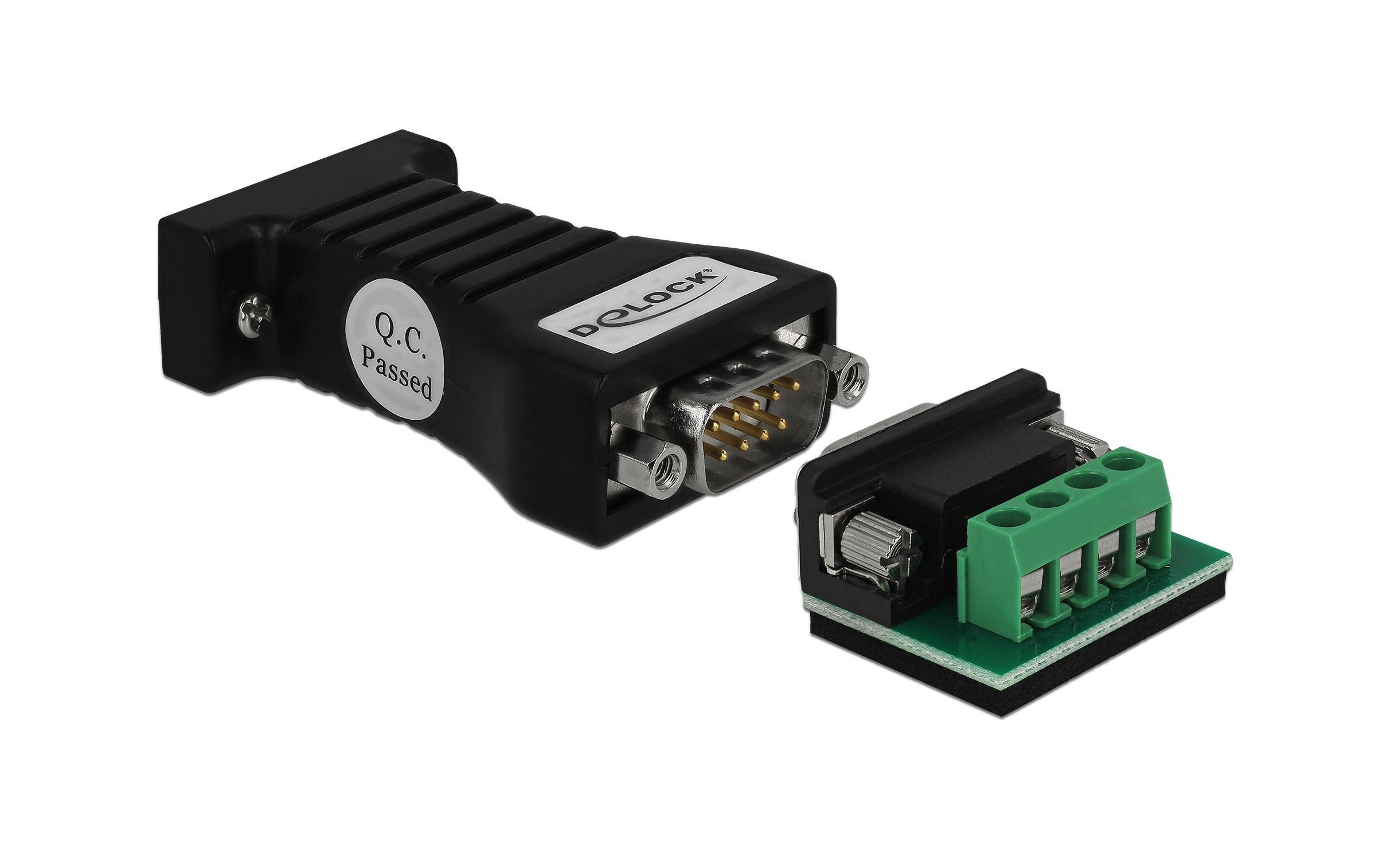 Delock Steckverbinder RS232 - RS485 Terminal Block, ESD-Schutz Delock Steckverbinder RS232 - RS485 Terminal Block, ESD-Schutz