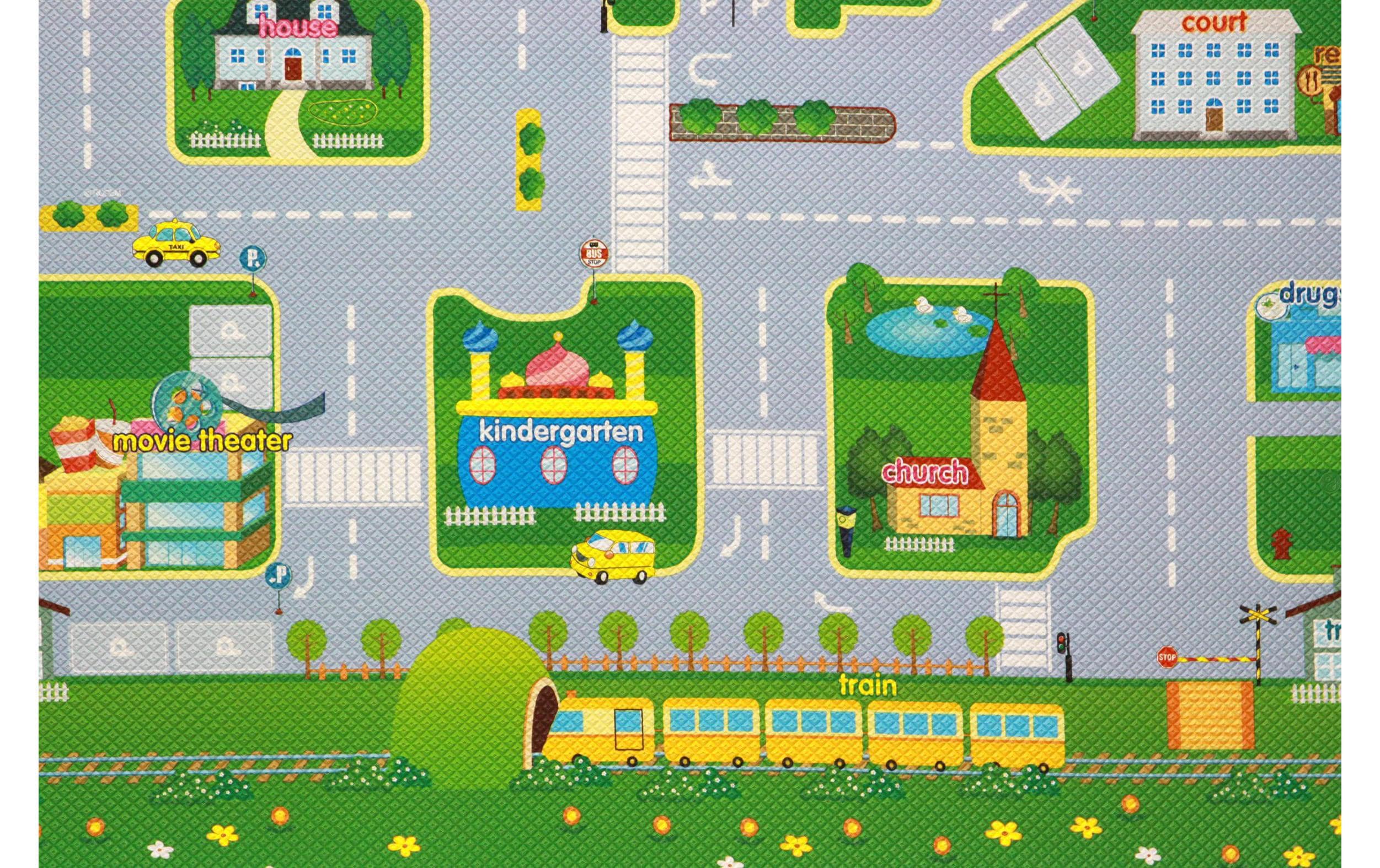 Dwinguler Spielmatte Animal Orchestra, 190 x 130 cm