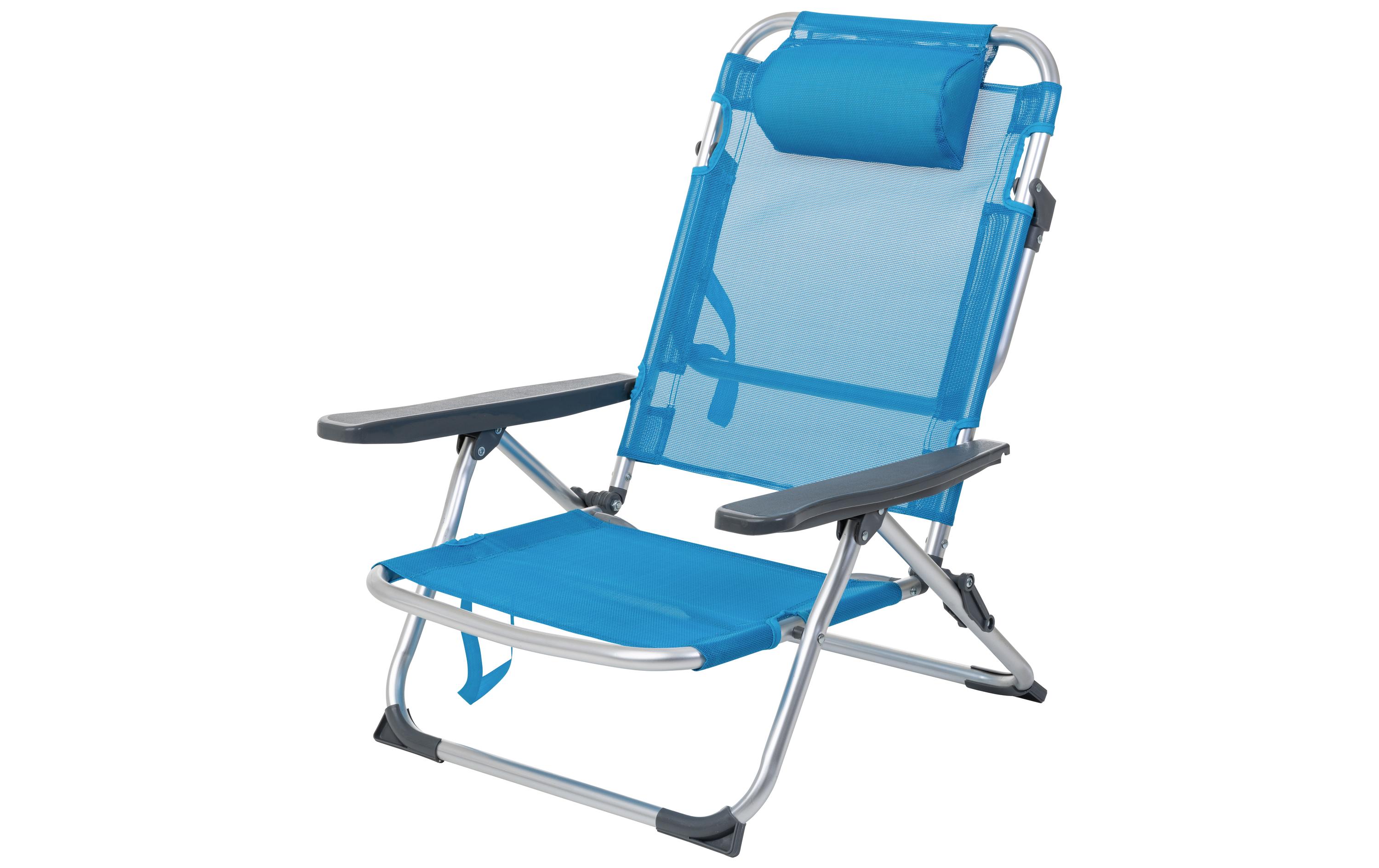 KOOR Strandstuhl Arieenzo, Blau, 2 Stück