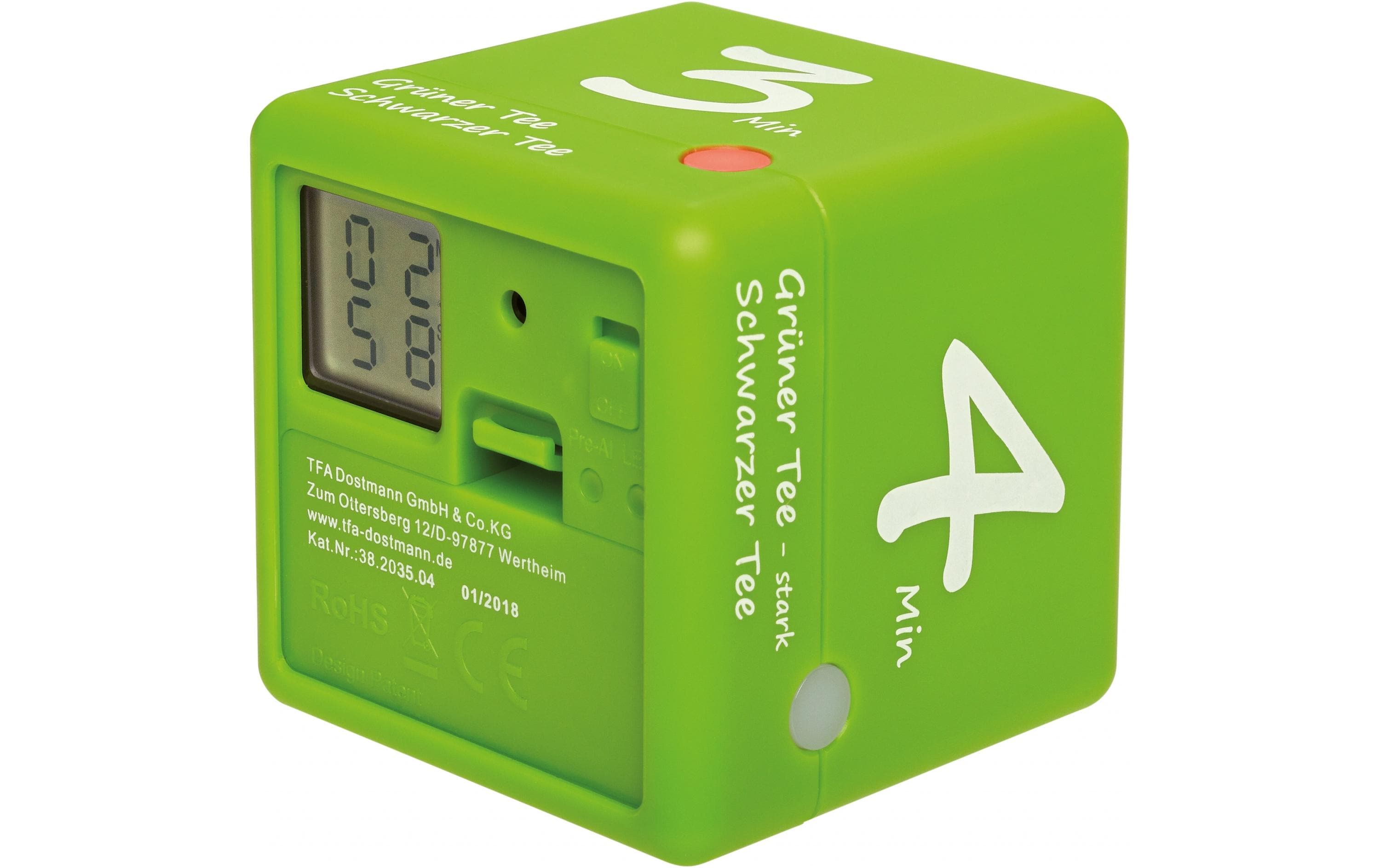 TFA Dostmann Küchentimer Cube Grün