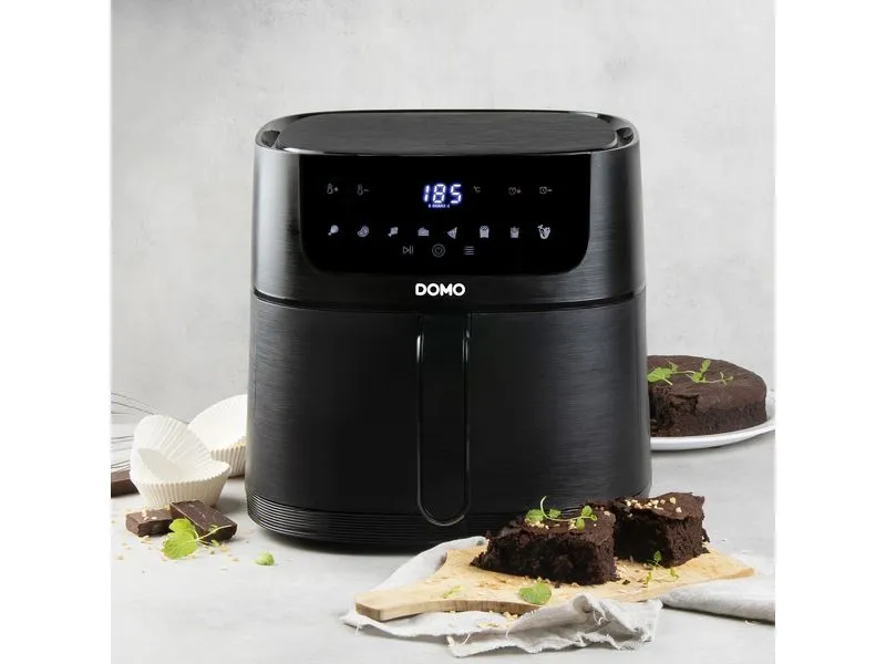Domo Heissluft-Fritteuse DO539FR 1.5 kg, Schwarz Domo Heissluft-Fritteuse DO539FR 1.5 kg, Schwarz