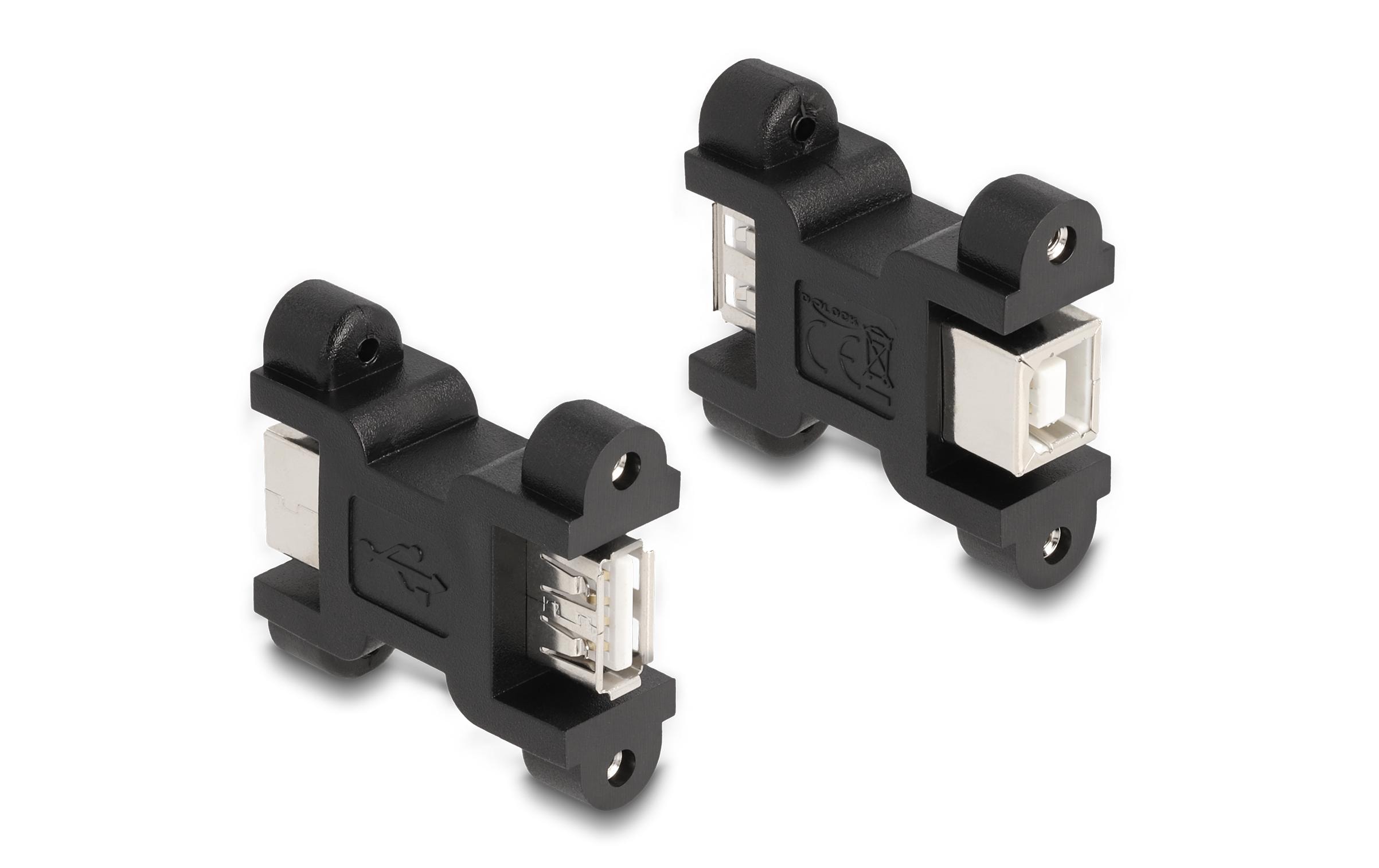 Delock USB 2.0 Adapter USB-A Buchse - USB-B Buchse