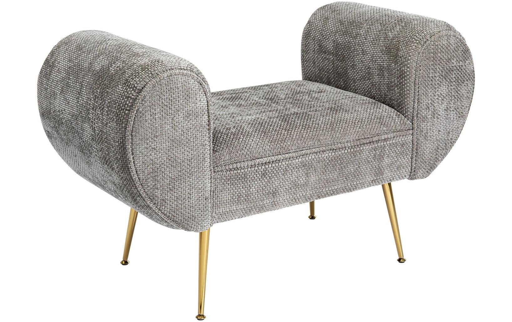 Kare Sitzbank Trono 100 cm, Grau