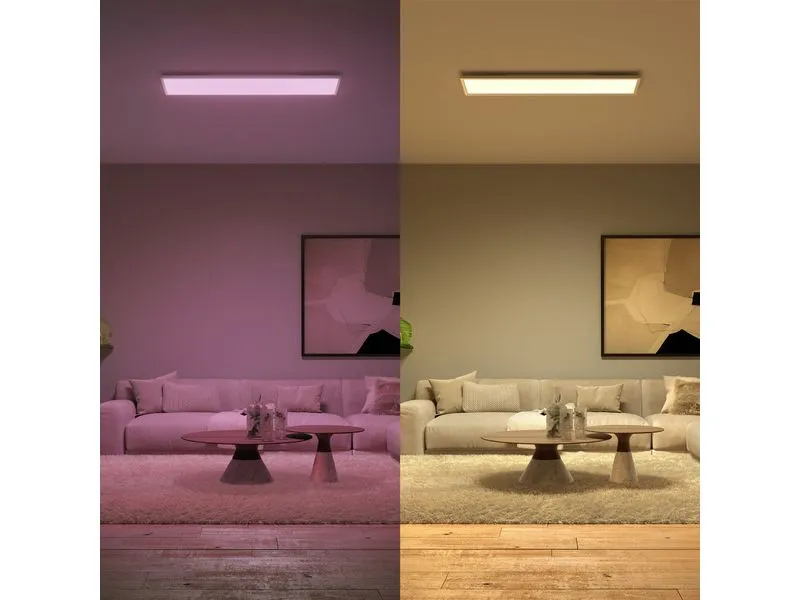 Philips Hue Surimu Panelleuchte White & Color Ambiance 120 x 30 cm Philips Hue Surimu Panelleuchte White & Color Ambiance 120 x 30 cm