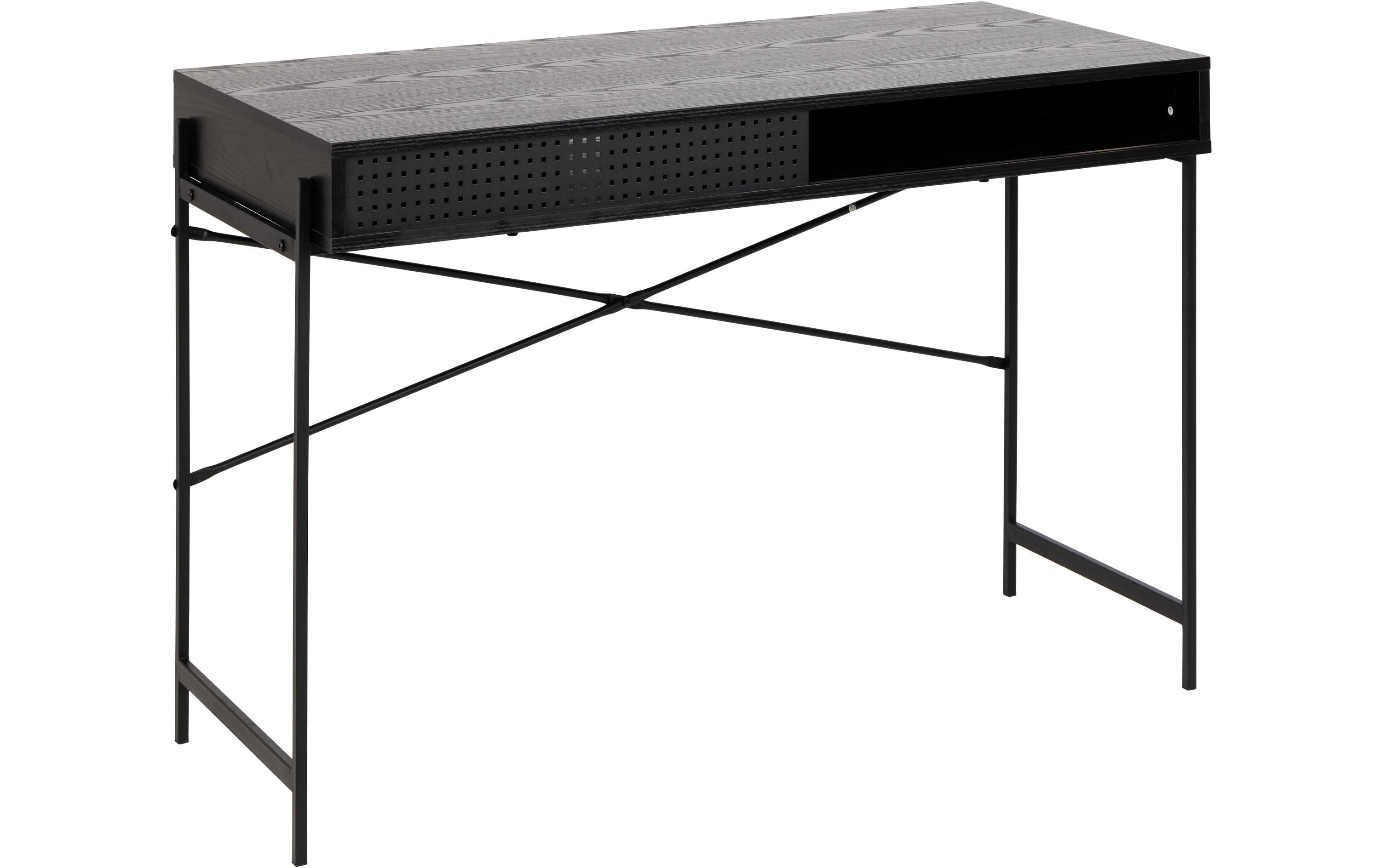 AC Design Tisch Angus, Schwarz / Schwarz