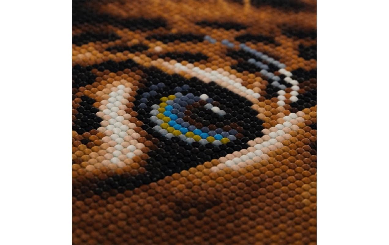 CRAFT Buddy Bastelset Crystal Art Kit Leopard 30 x 30 cm