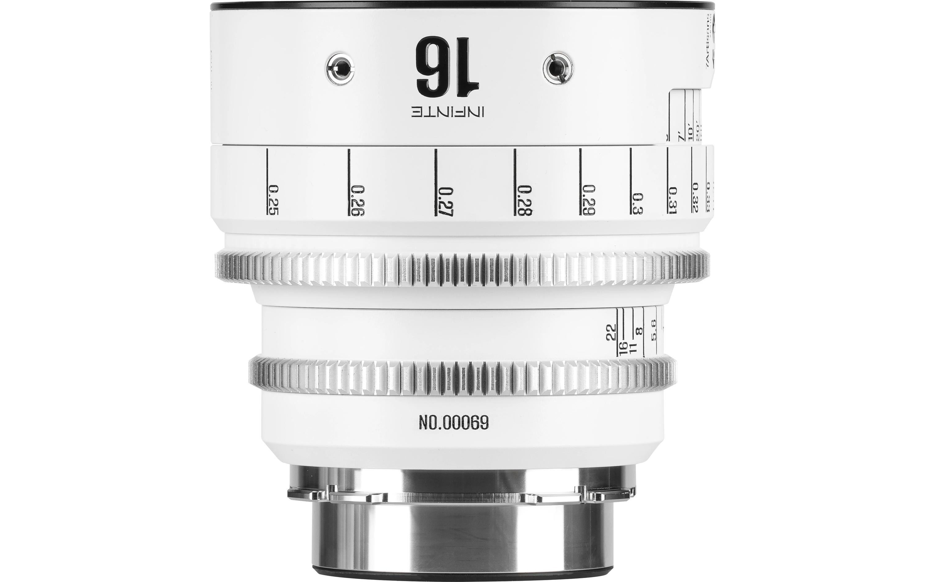 7Artisans Festbrennweite 16mm T/2.5 INFINTE Weiss – Arri PL
