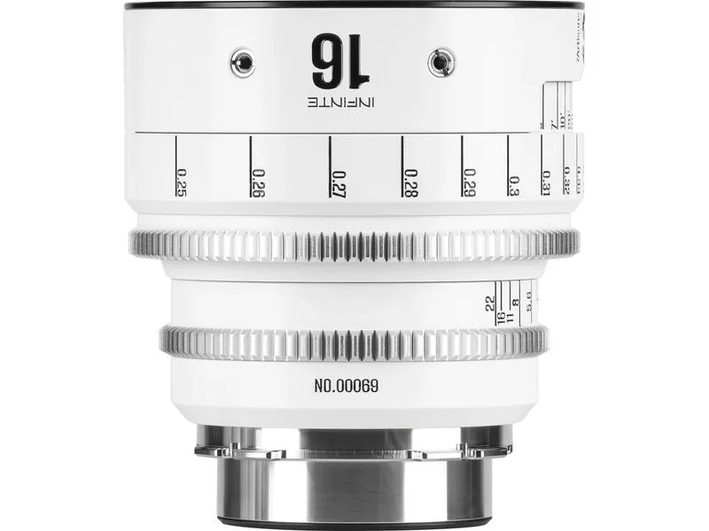 7Artisans Festbrennweite 16mm T/2.5 INFINTE Weiss – Arri PL 7Artisans Festbrennweite 16mm T/2.5 INFINTE Weiss – Arri PL