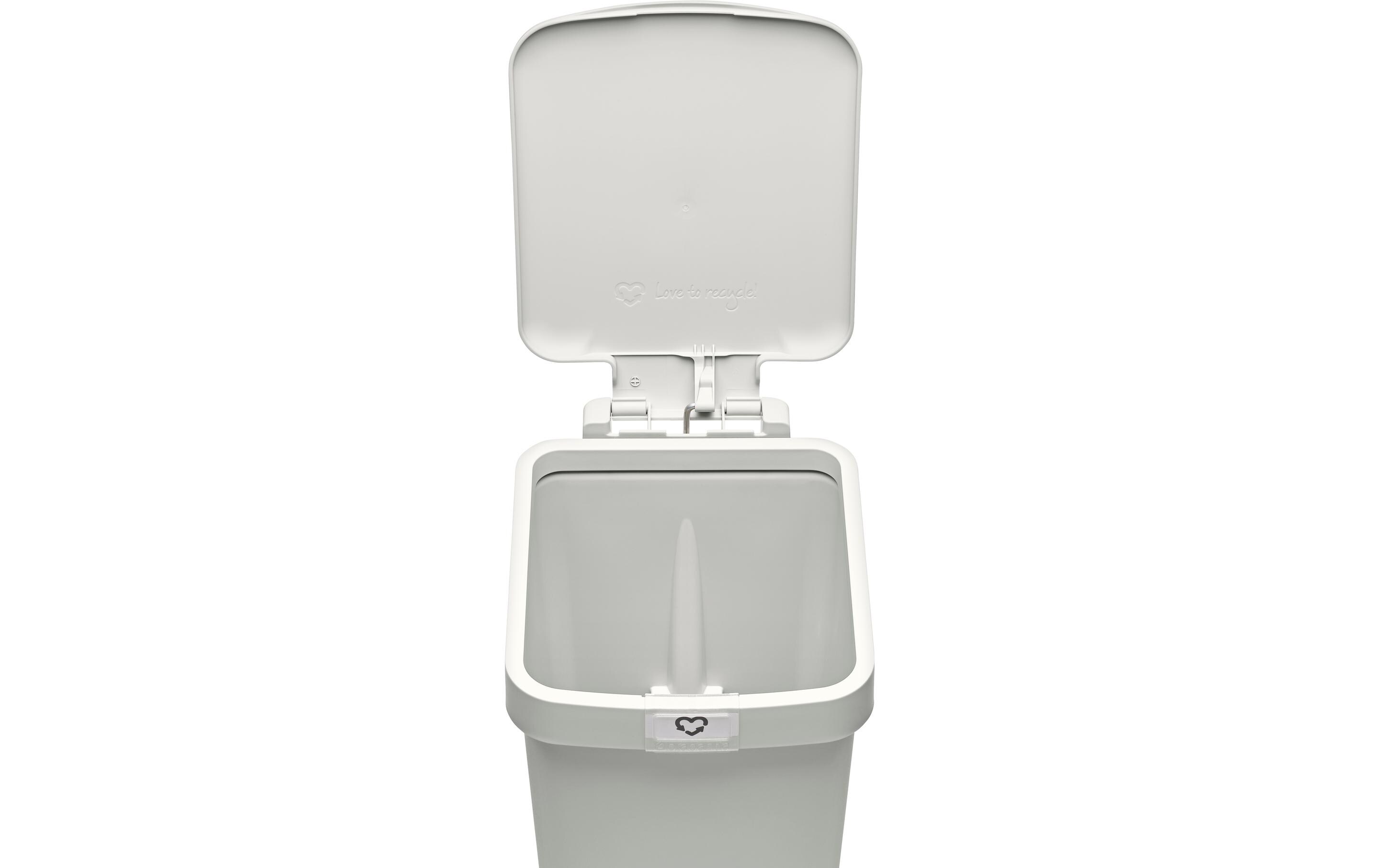Brabantia Recyclingbehälter StepUp 10 l, Hellgrau