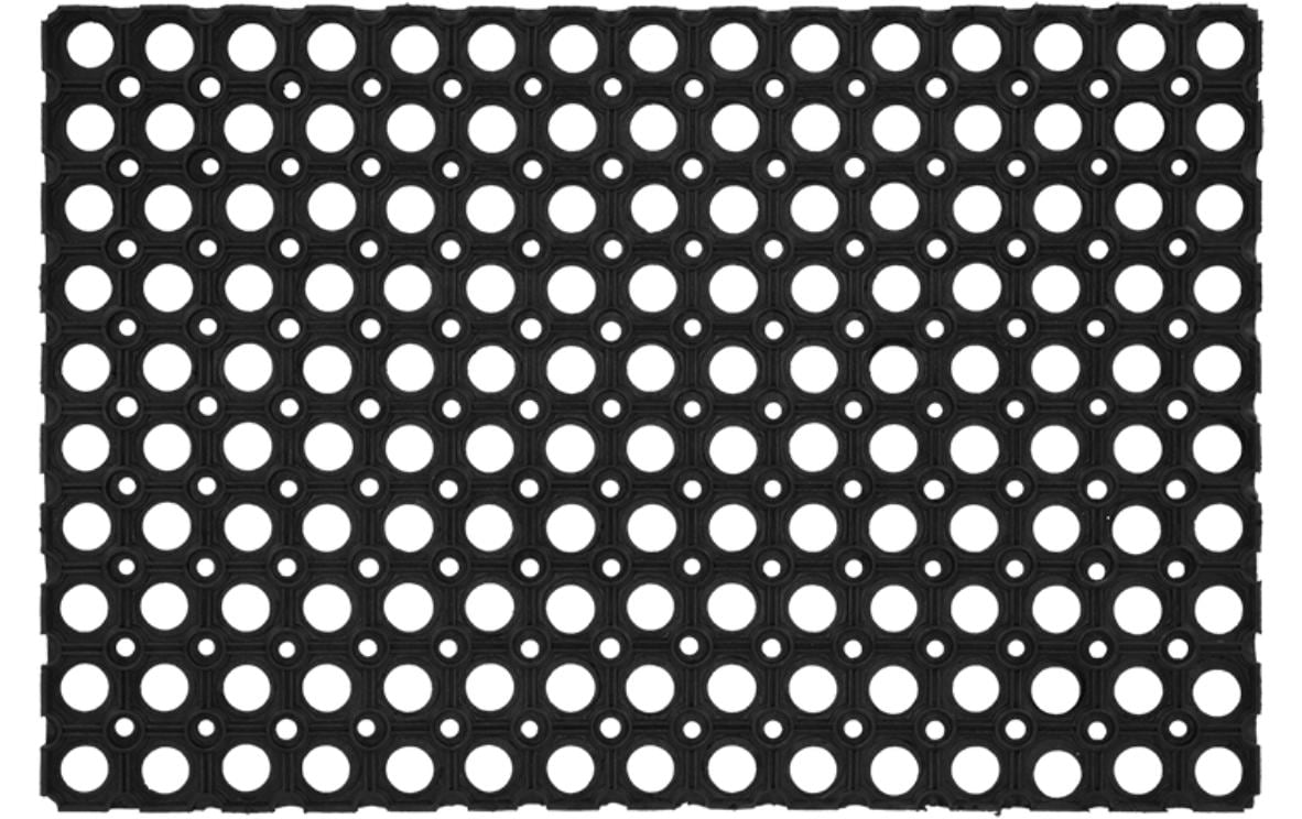 Esschert Design Fussmatte Gummi Ringe 40 cm x 60 cm