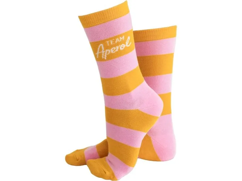 Grafik Werkstatt Coole Socke Team Aperol, Grösse 36-40 Grafik Werkstatt Coole Socke Team Aperol, Grösse 36-40