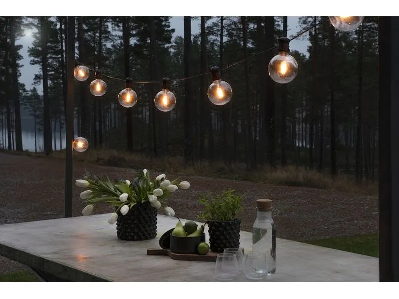 Konstsmide Lichterkette Basis-Set 2394, 10 LEDs, Transparent