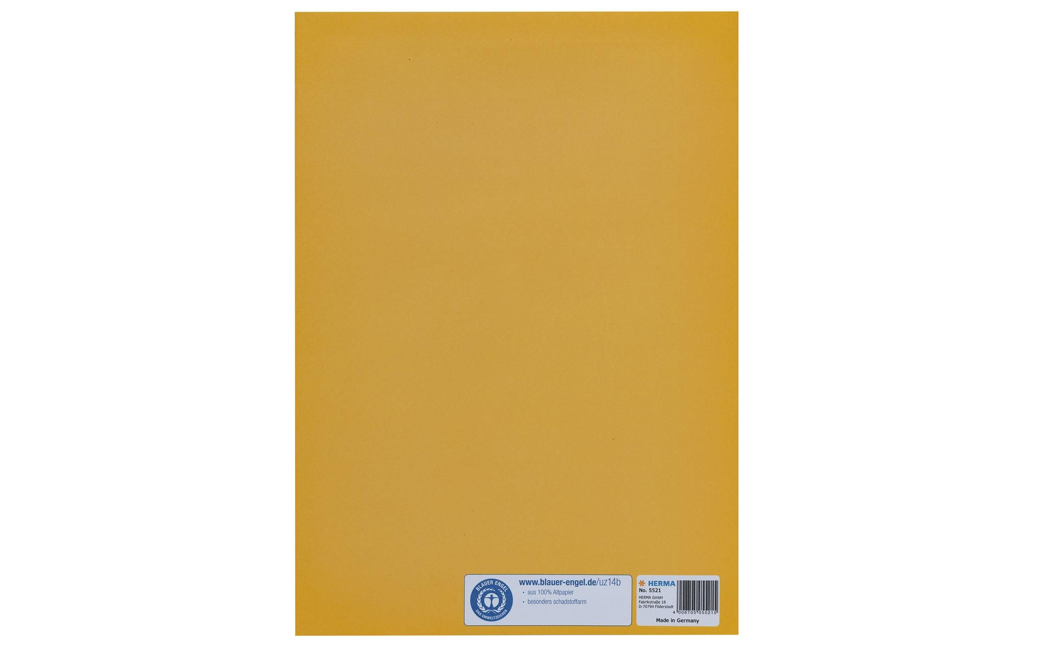 HERMA Einbandpapier A4 Recycling Gelb