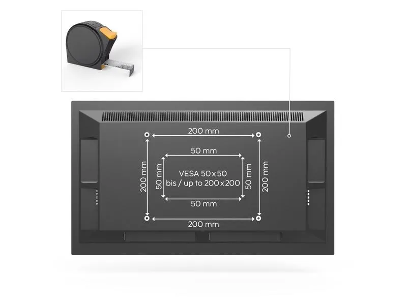 Hama Technics AG TV-Wandhalterung 48 Schwarz Hama Technics AG TV-Wandhalterung 48 Schwarz