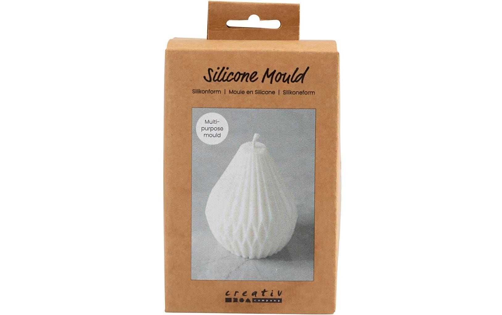 Creativ Company Kerzengiessform Silikon gerippte Tropfenform Creativ Company Kerzengiessform Silikon gerippte Tropfenform