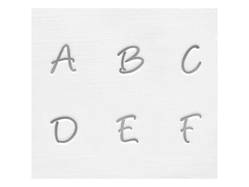 ImpressArt Prägestempel Set 3 mm Grossbuchstaben, 27 Stück ImpressArt Prägestempel Set 3 mm Grossbuchstaben, 27 Stück