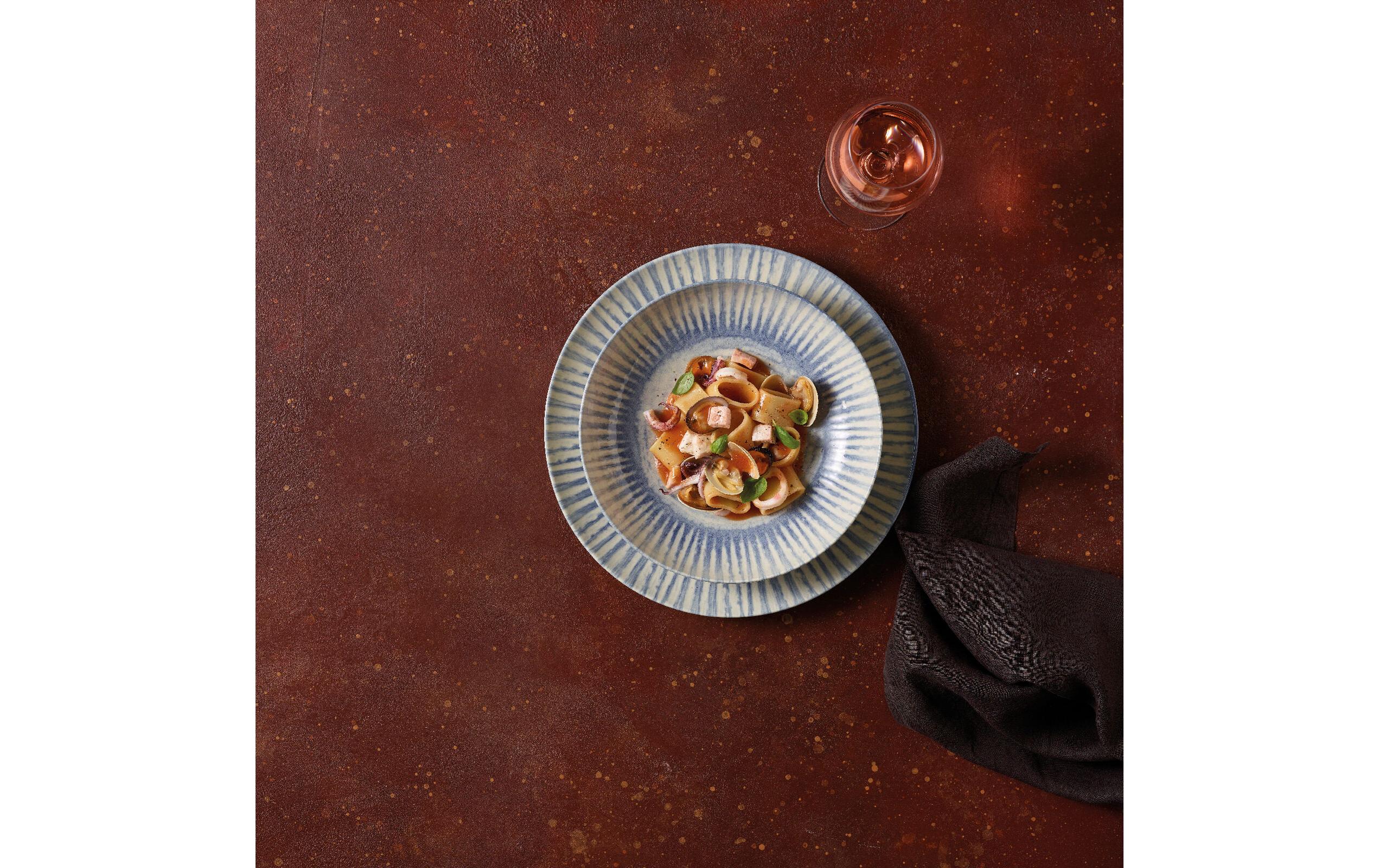 Arthur Krupp Speise-Service Sunlight Blue 12 Stück,Blau