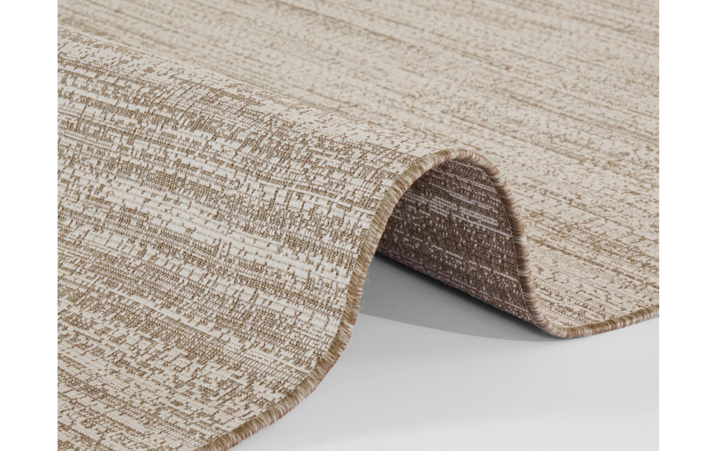 Elle Decoration Teppich Melange 80 x 150 cm, Linen