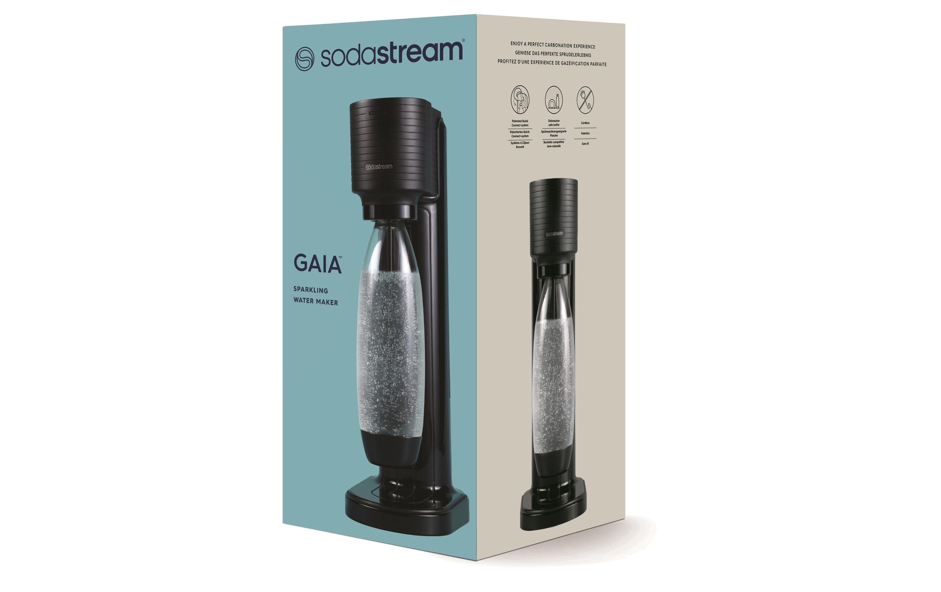 Sodastream Wassersprudler Gaia Schwarz