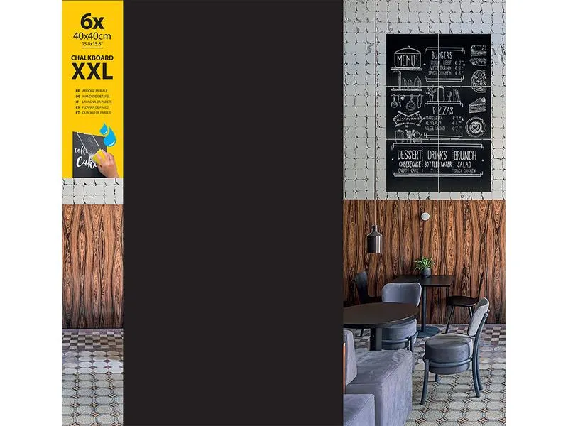 Securit Kreidetafel Set XXL 6 Stück Securit Kreidetafel Set XXL 6 Stück