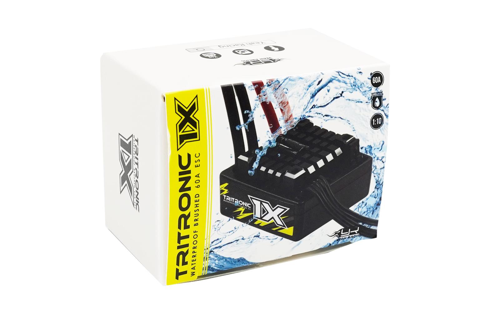 Yeah Racing Brushed Regler Tritronic 1X 60A, 2-3S, Wasserdicht