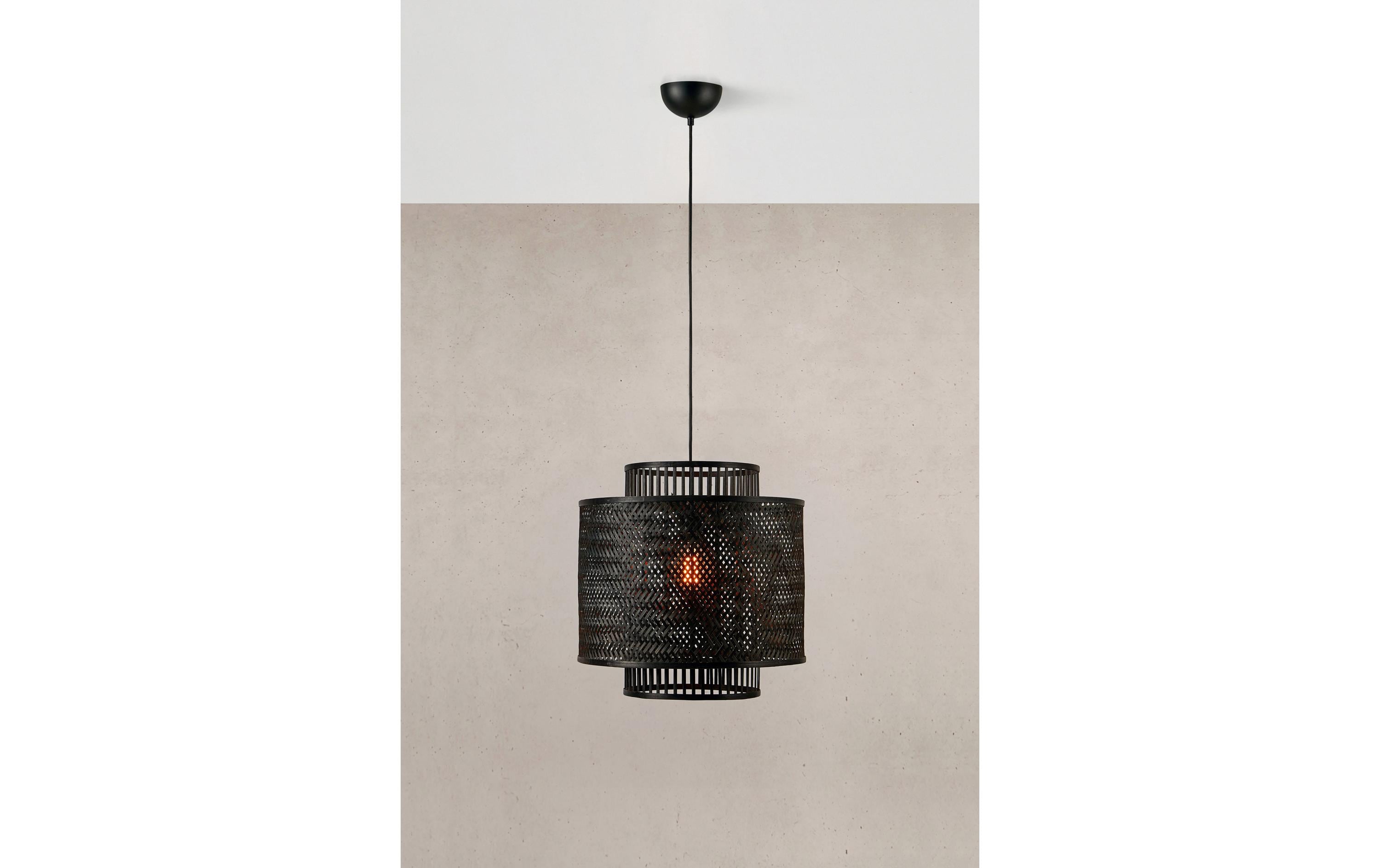 Markslöjd Pendelleuchte Strati 1L, E27, Schwarz