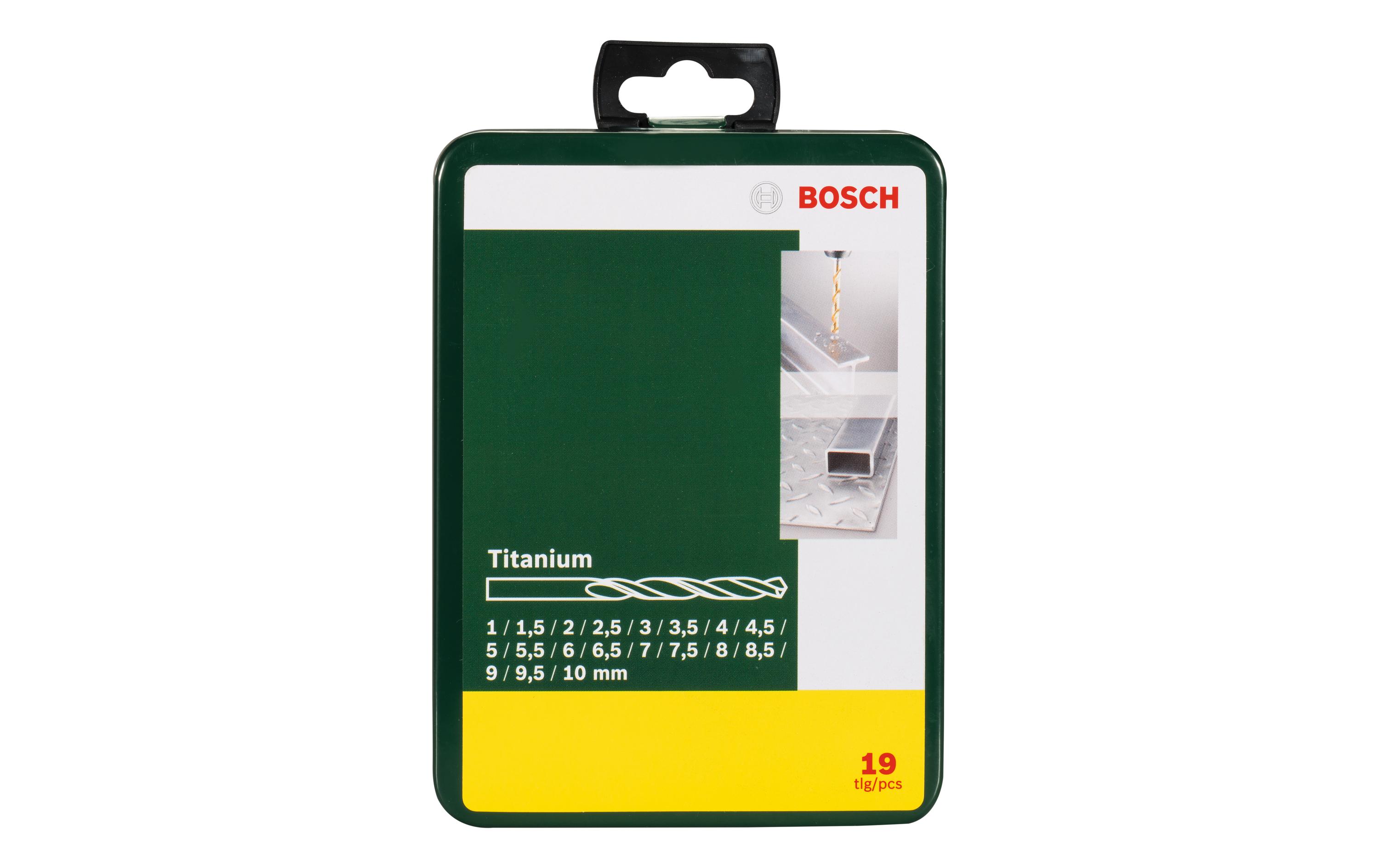 Bosch Metallbohrer-Set HSS-TiN, 19-teilig Bosch Metallbohrer-Set HSS-TiN, 19-teilig