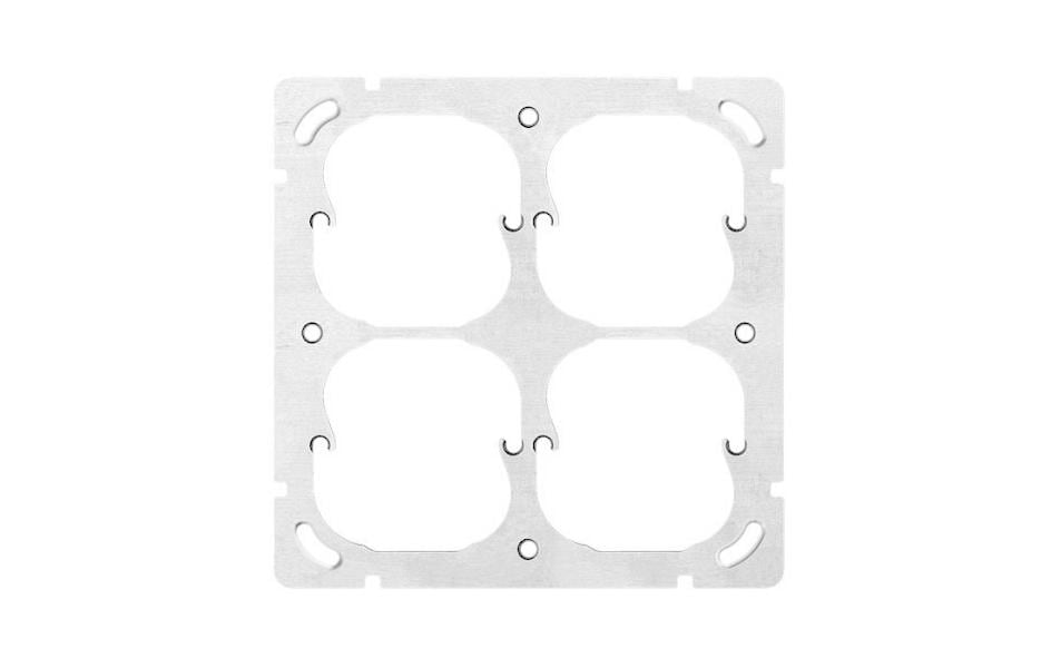 Feller EDIZIOdue Befestigungsplatte 2x2 Feller EDIZIOdue Befestigungsplatte 2x2