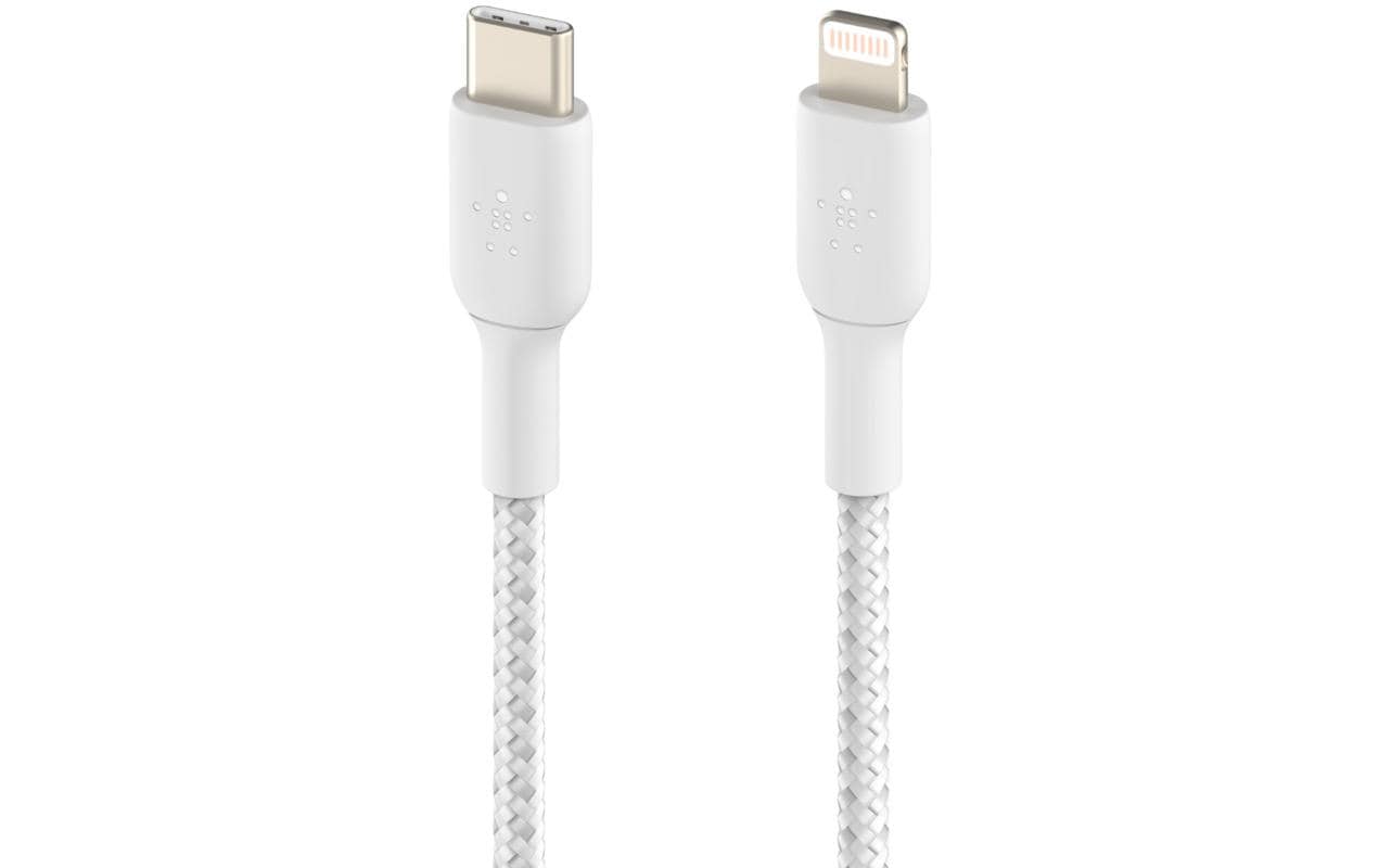 Belkin USB-Ladekabel Braided Boost Charge USB C - Lightning 2 m