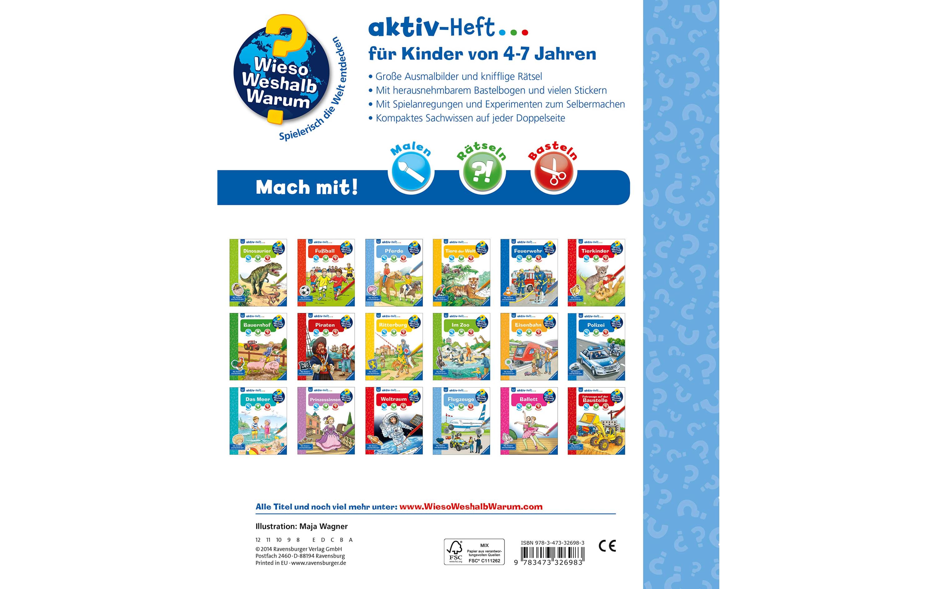 Ravensburger Kinder-Sachbuch WWW Aktiv-Heft Pferde Ravensburger Kinder-Sachbuch WWW Aktiv-Heft Pferde