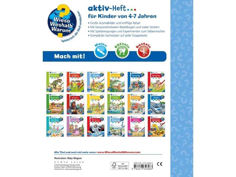 Ravensburger Kinder-Sachbuch WWW Aktiv-Heft Pferde Ravensburger Kinder-Sachbuch WWW Aktiv-Heft Pferde