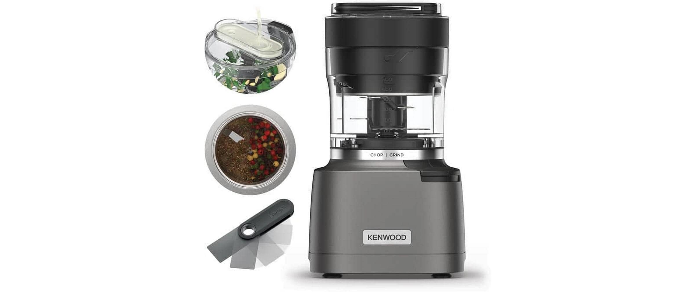 Kenwood Zerkleinerer CHP80.000SI Duo Prep 0.5 l