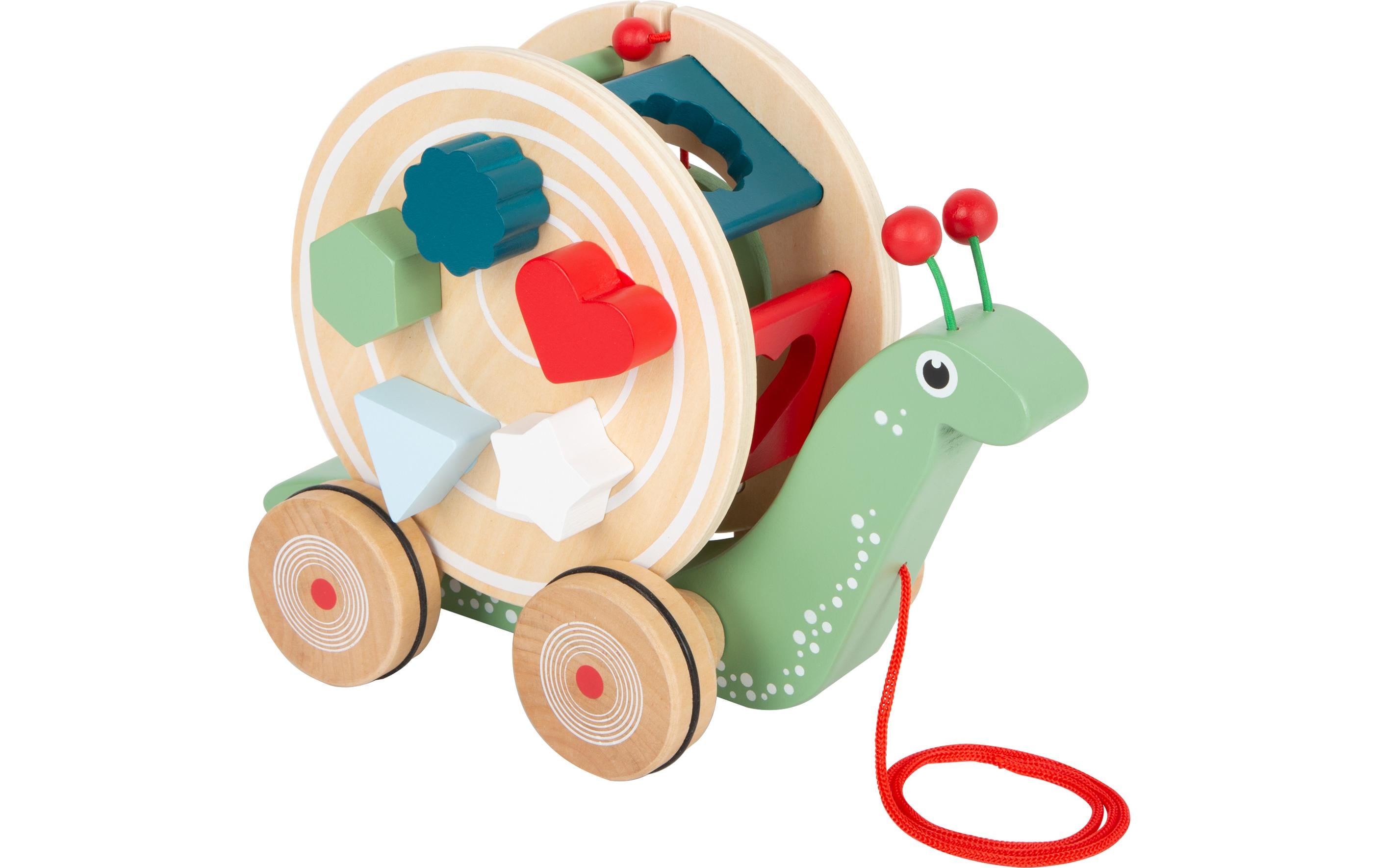 small foot Nachzieh-Stecktier Schnecke