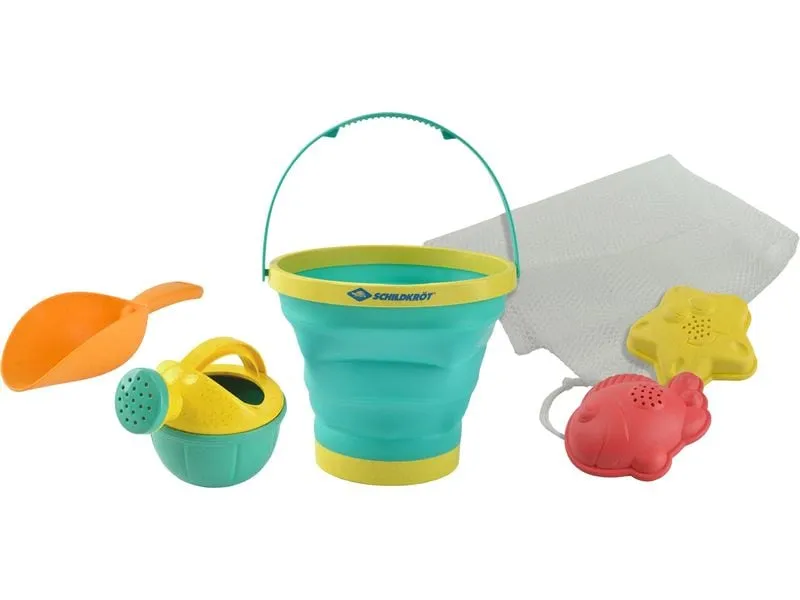 Schildkröt Funsports Schildkröt Sand Toys Set Bucket Crew 5 Teile