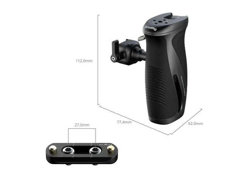 Smallrig Drehbarer Seitengriff mit NATO-Klemme Smallrig Drehbarer Seitengriff mit NATO-Klemme