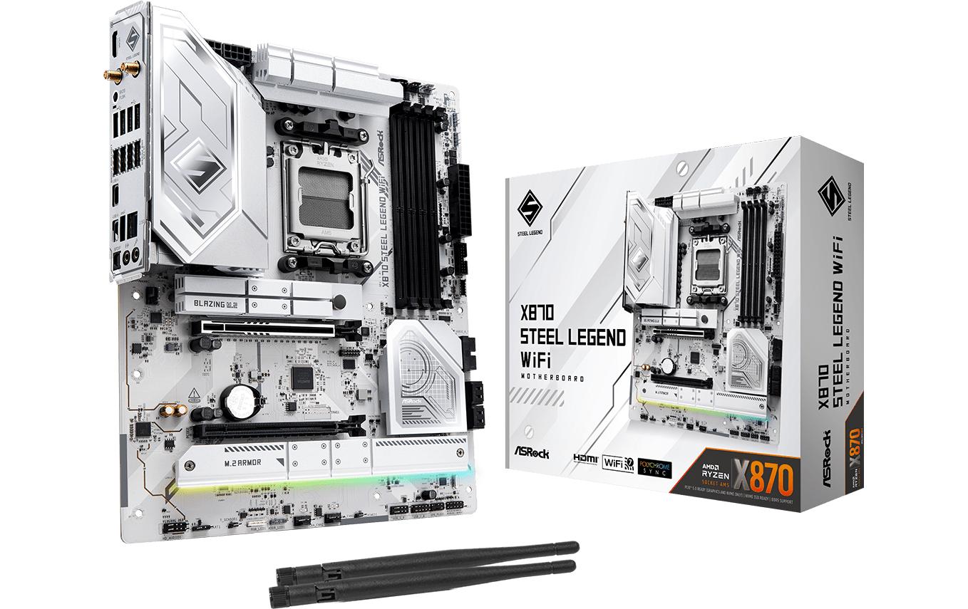 ASRock Mainboard X870 Steel Legend Wifi