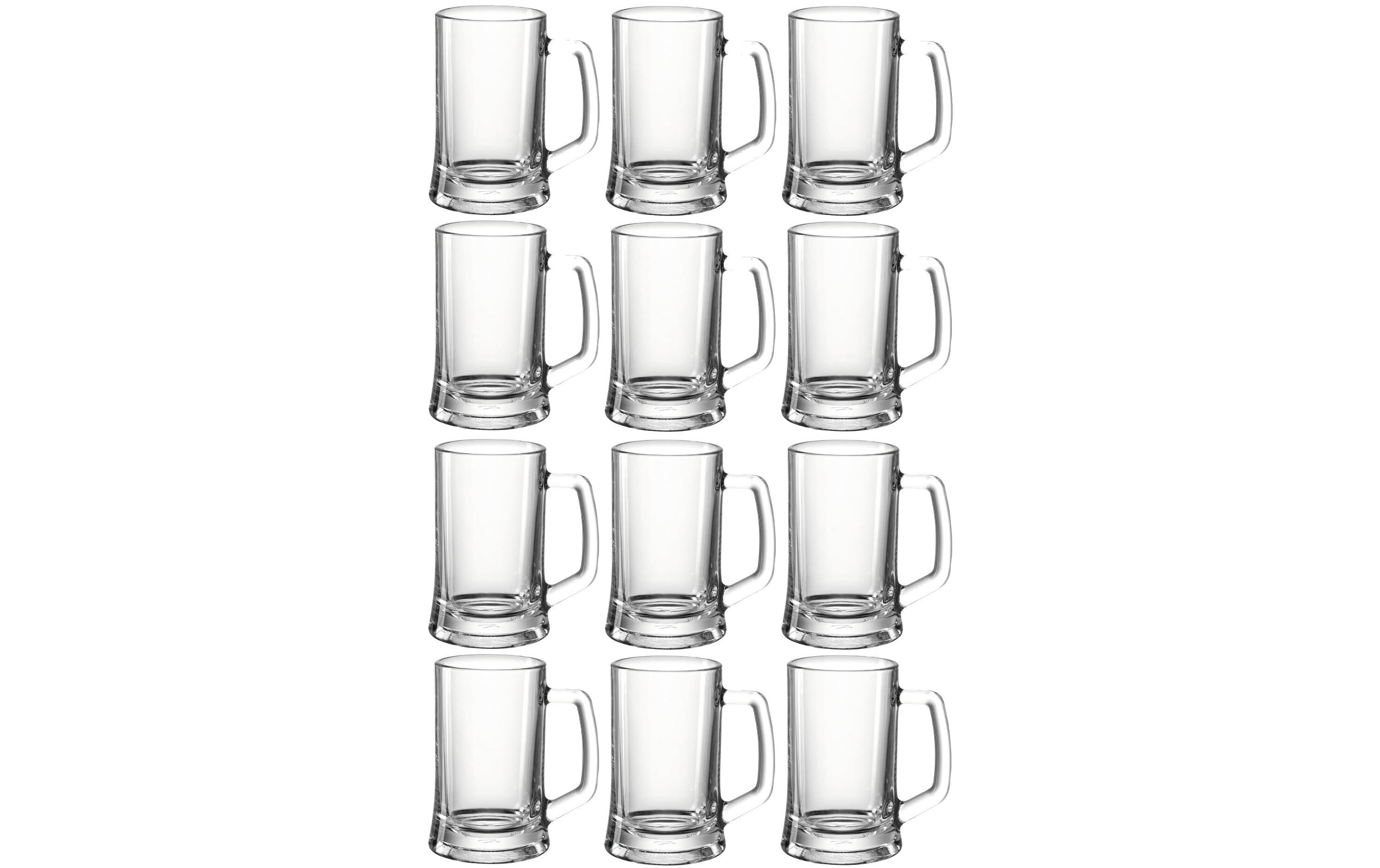 Montana Bierglas Skol 650 ml, 12 Stück, Transparent