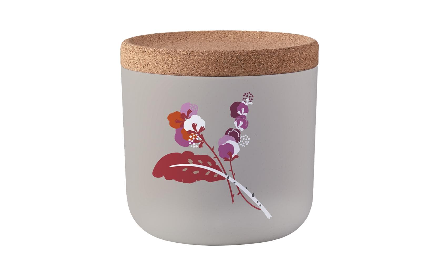 BioLoco Vorratsdose Magic Flower S, 0.57 l, Grau