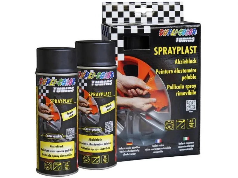 DUPLI-COLOR Sprühfolie glänzend Set Grau DUPLI-COLOR Sprühfolie glänzend Set Grau