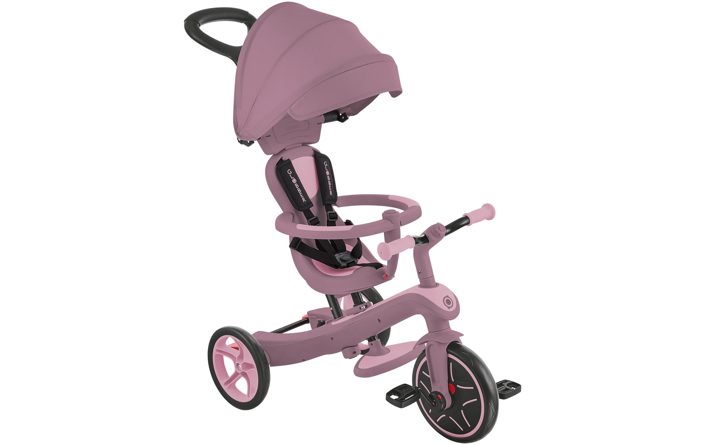 GLOBBER Dreirad Trike Explorer 4 in 1 Ecologic Berry GLOBBER Dreirad Trike Explorer 4 in 1 Ecologic Berry
