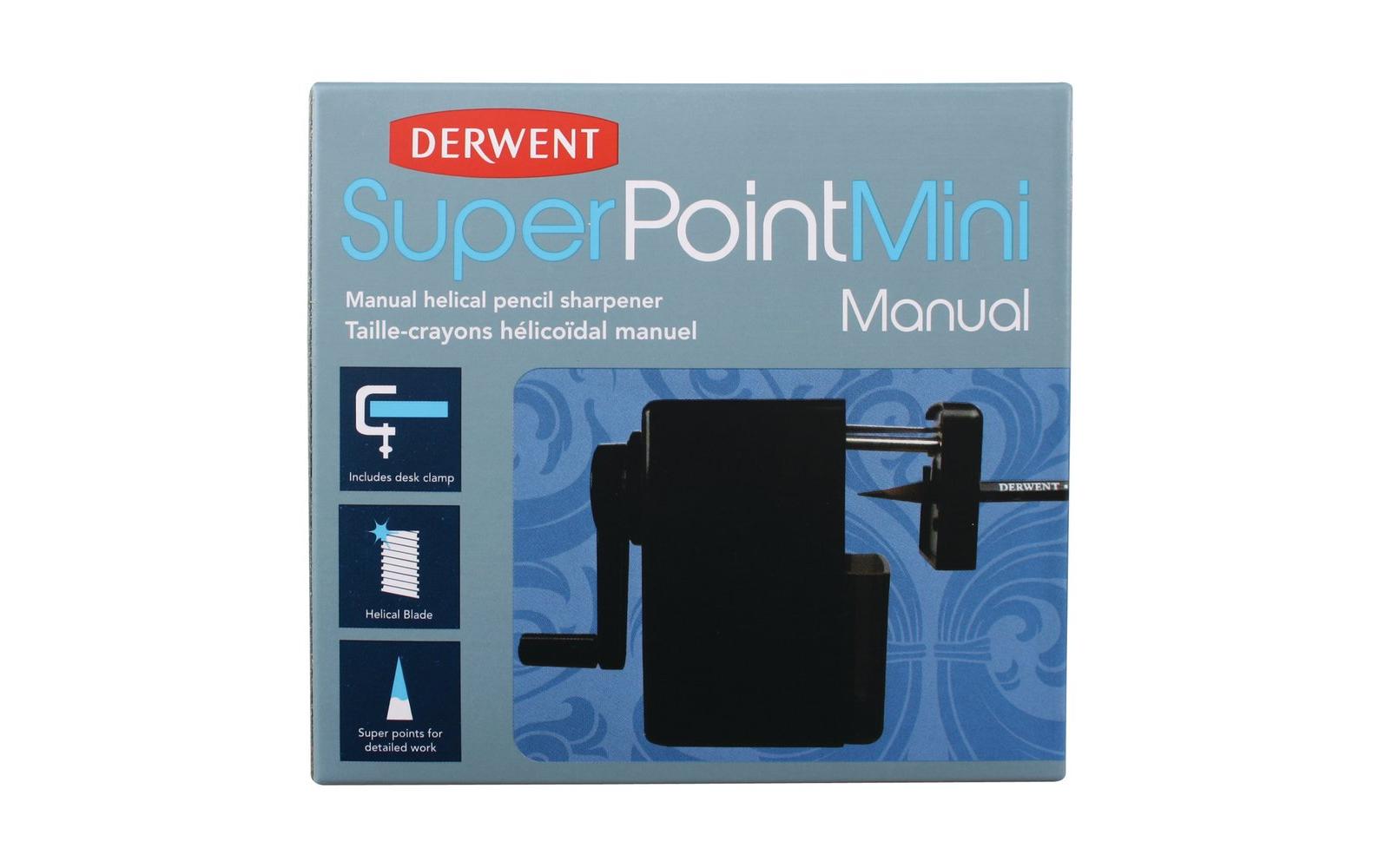 Derwent Manueller Schreibtisch-Spitzer, Super Point Mini