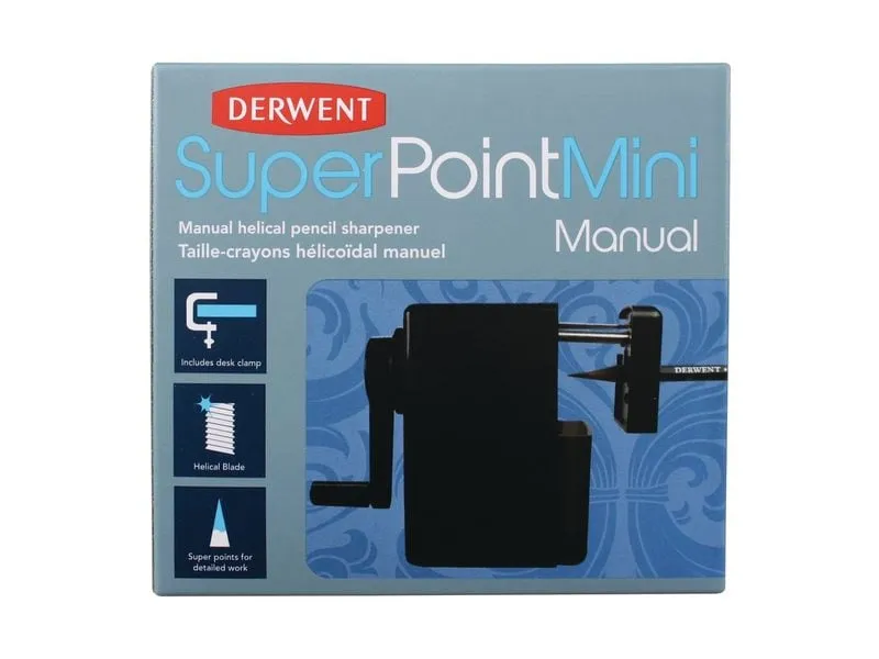 Derwent Manueller Schreibtisch-Spitzer, Super Point Mini Derwent Manueller Schreibtisch-Spitzer, Super Point Mini