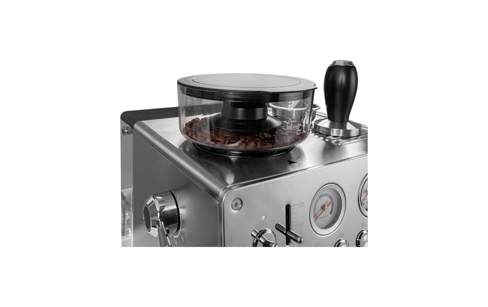 Berger Lanz Siebträgermaschine STK03CNS Silber